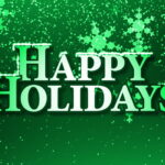 happy holidays green